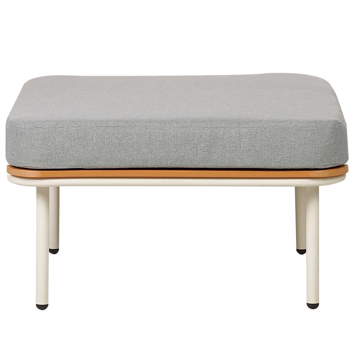 Stuhl mit Fusshocker Grau SENISE