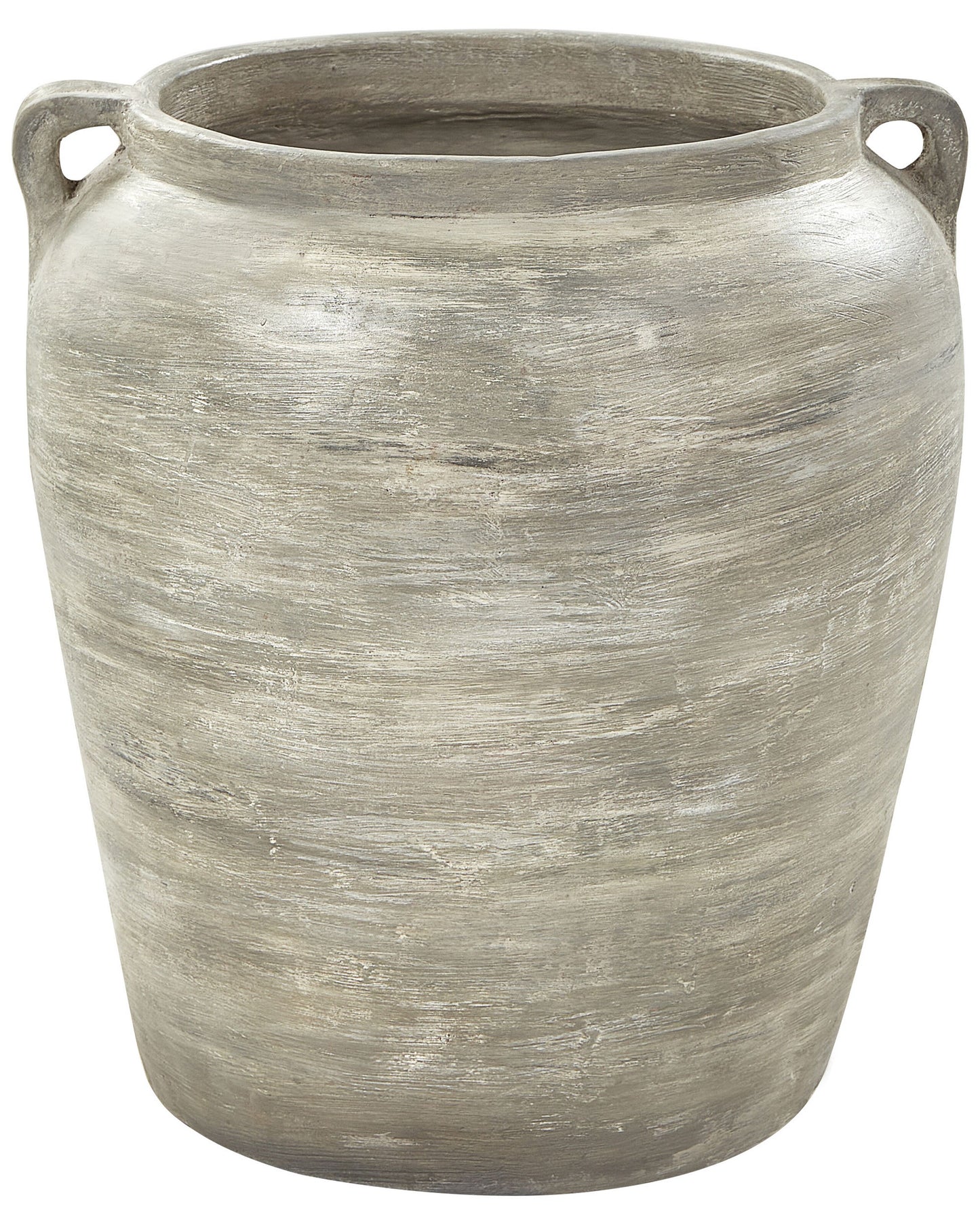 Blumentopf Terrakotta grau rund 40 x 40 x 46 cm KERRIA
