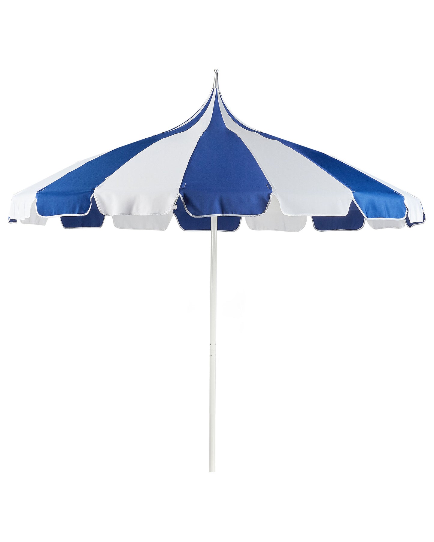Marktschirm 245 cm MINOA Weiss / Blau
