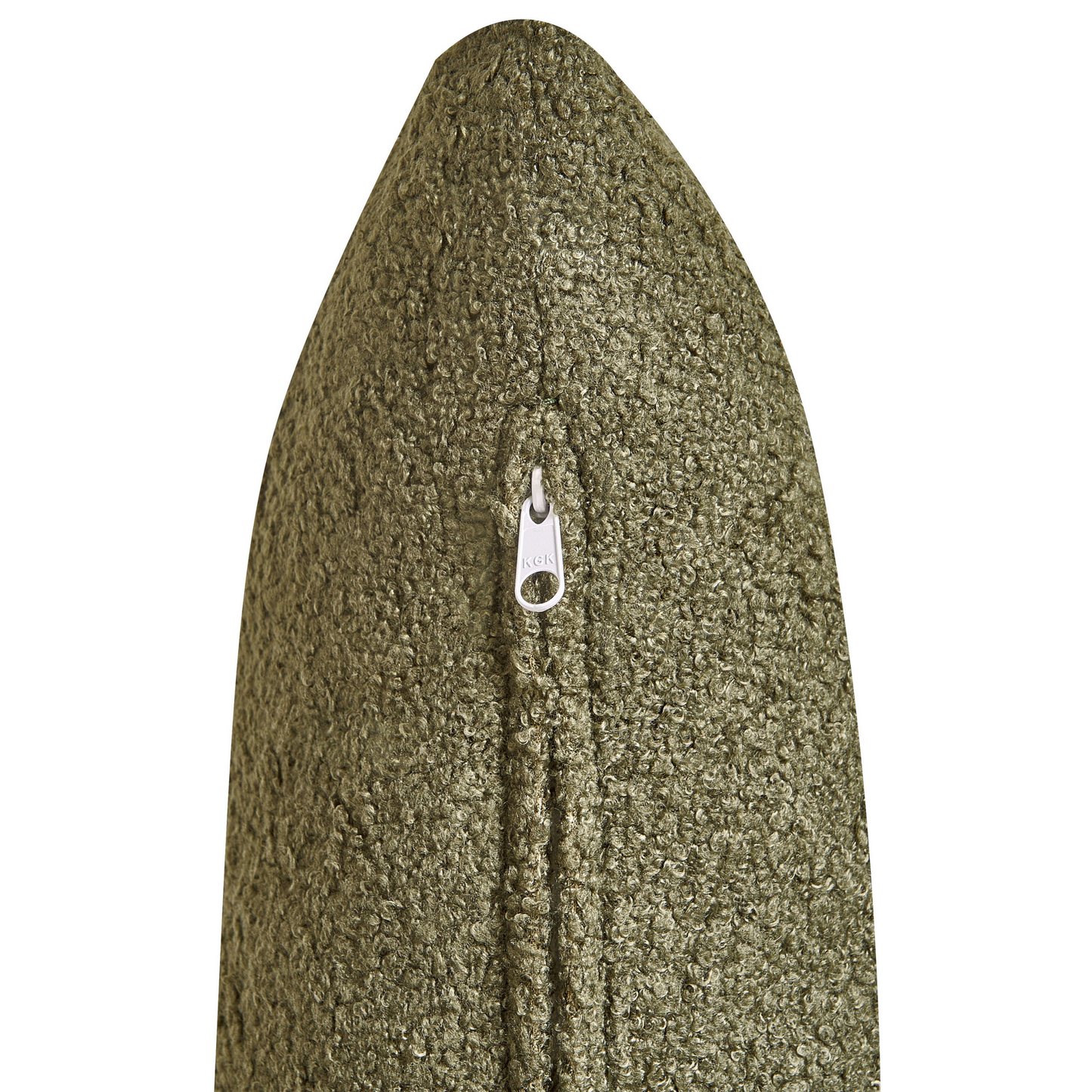 2-Sitzer Sofa Bouclé Stoff Dunkelgrün ASKER