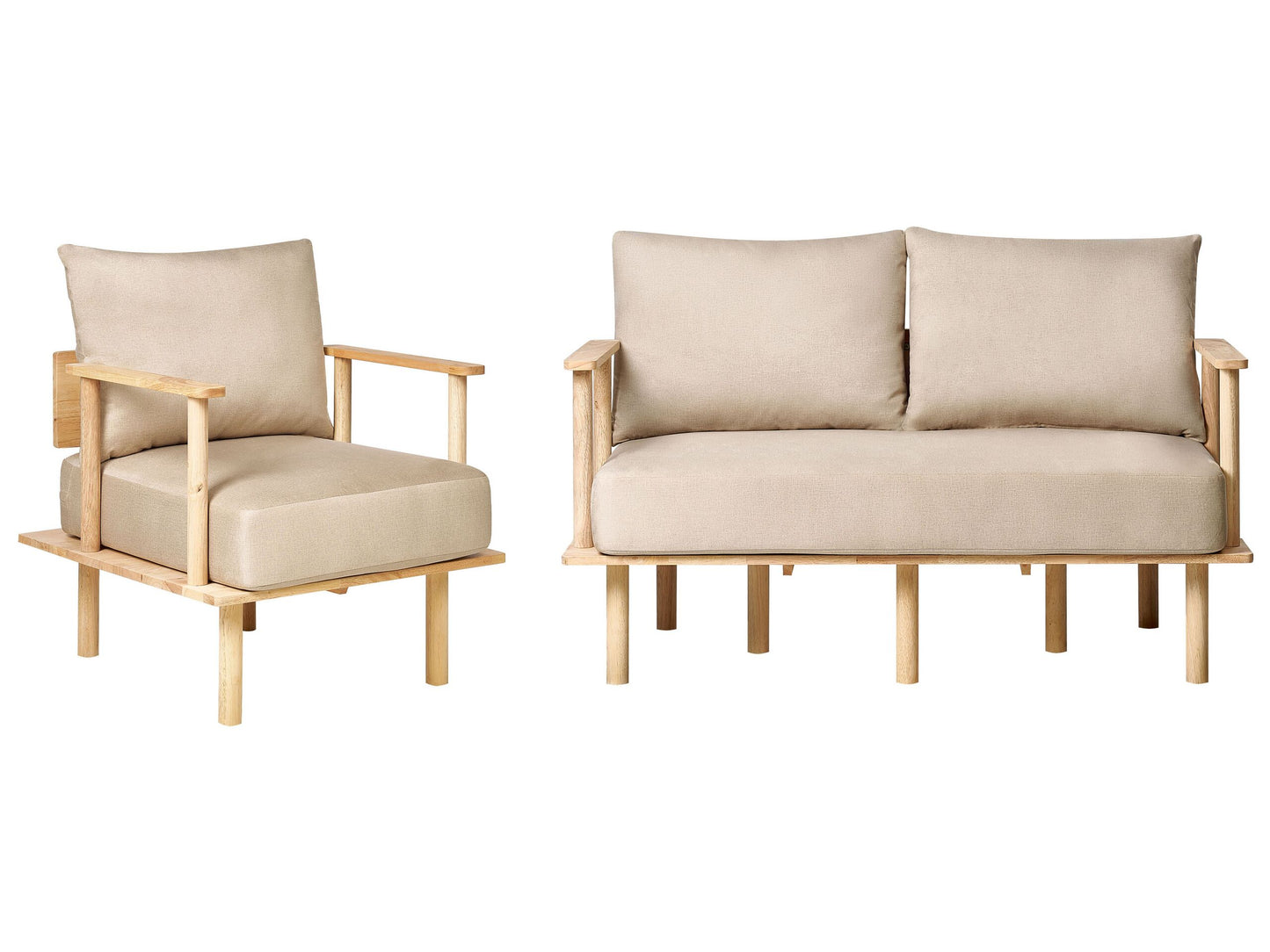 3-Sitzer Sofa Stoff beige ASKER