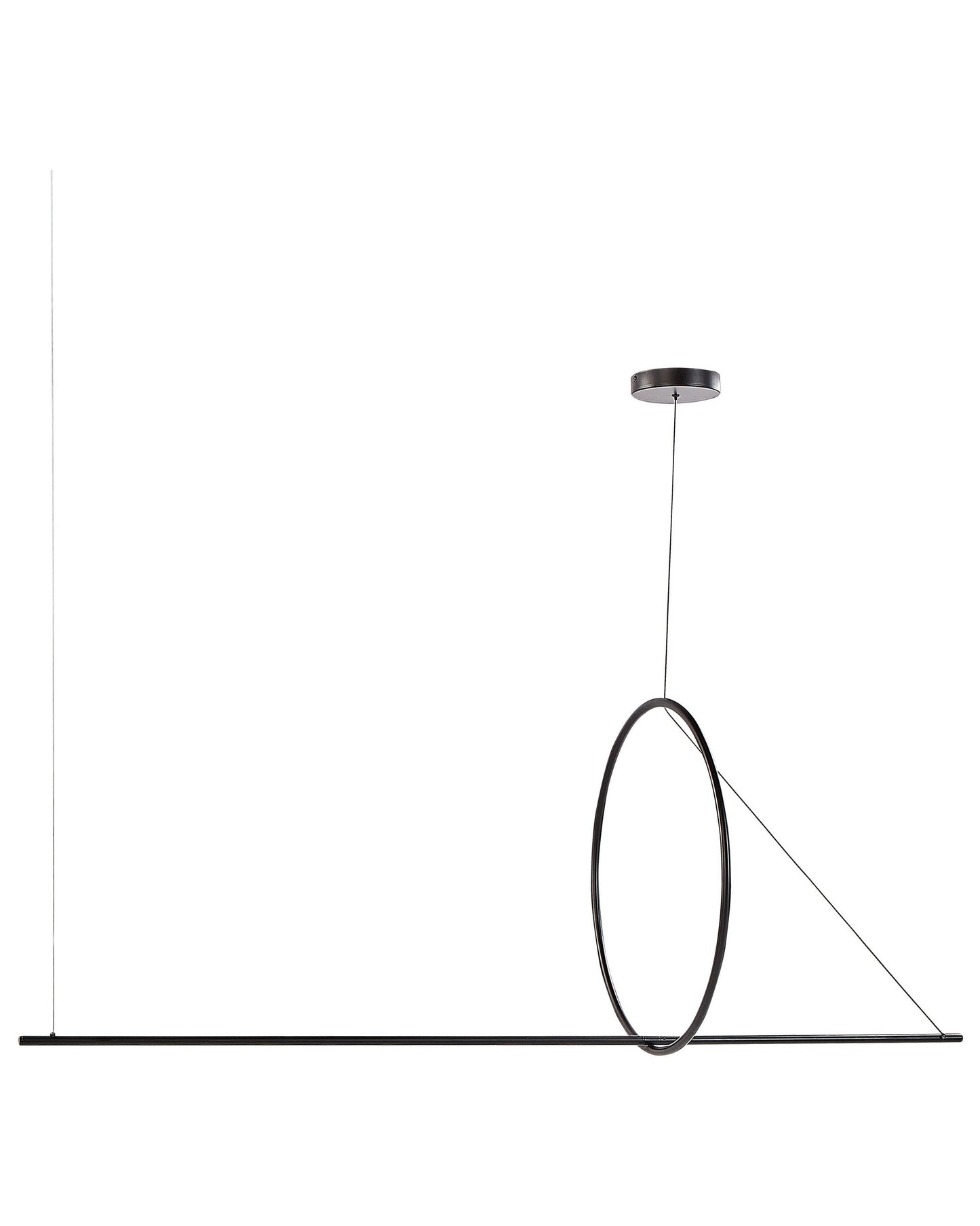 LED Hängelampe TAMOR mit Dimmer Metall Schwarz