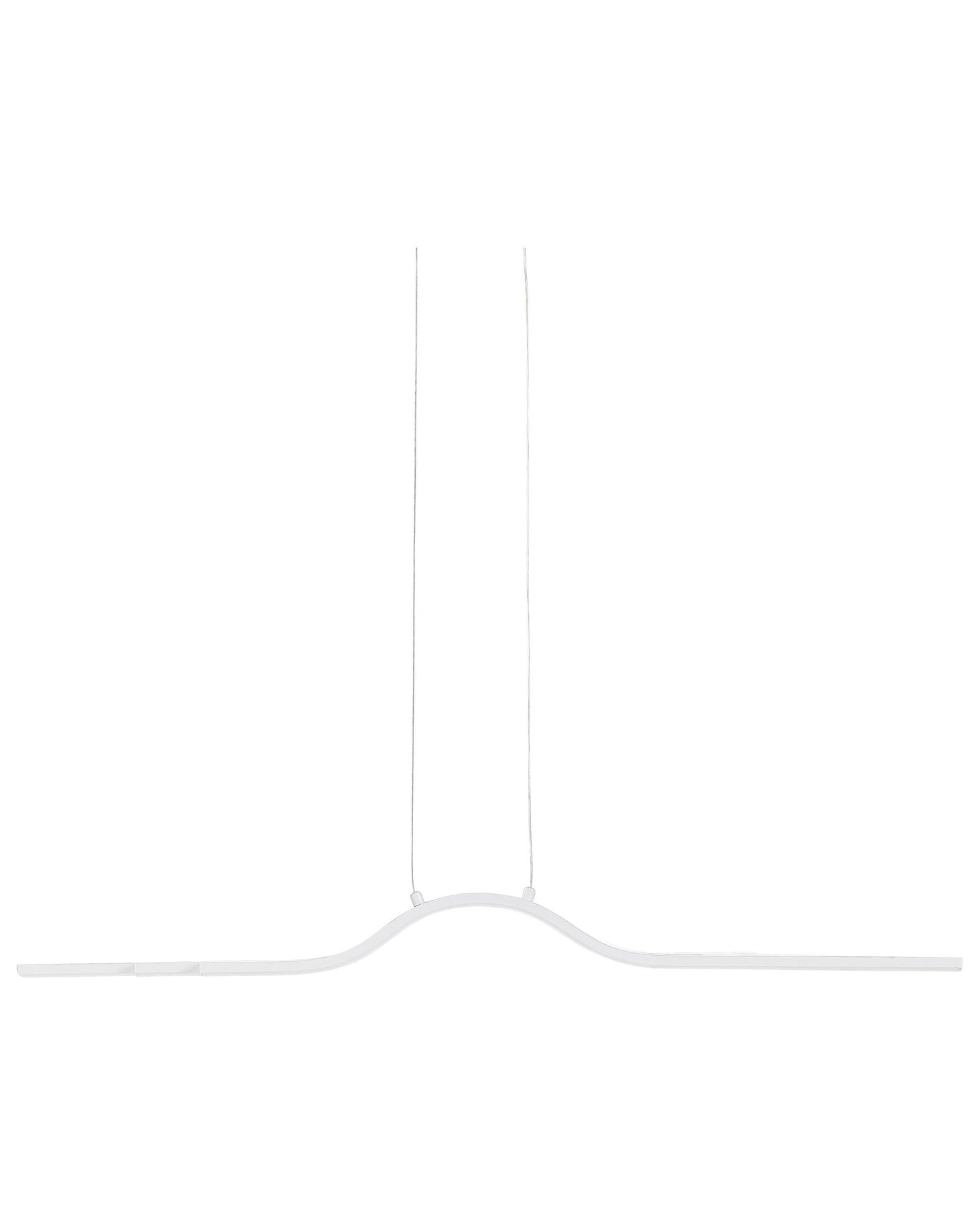 LED Hängelampe HONGU mit Dimmer Metall Weiss