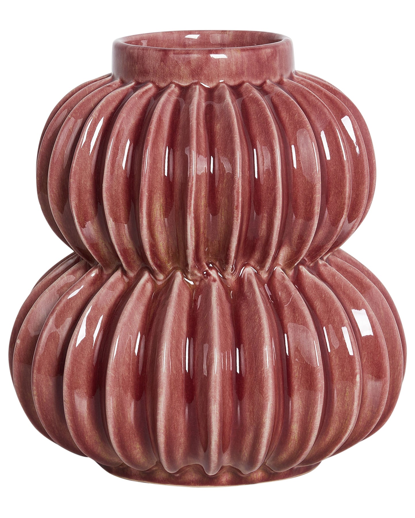 Blumenvase WATERMOSS Steinzeug 28 cm Rot