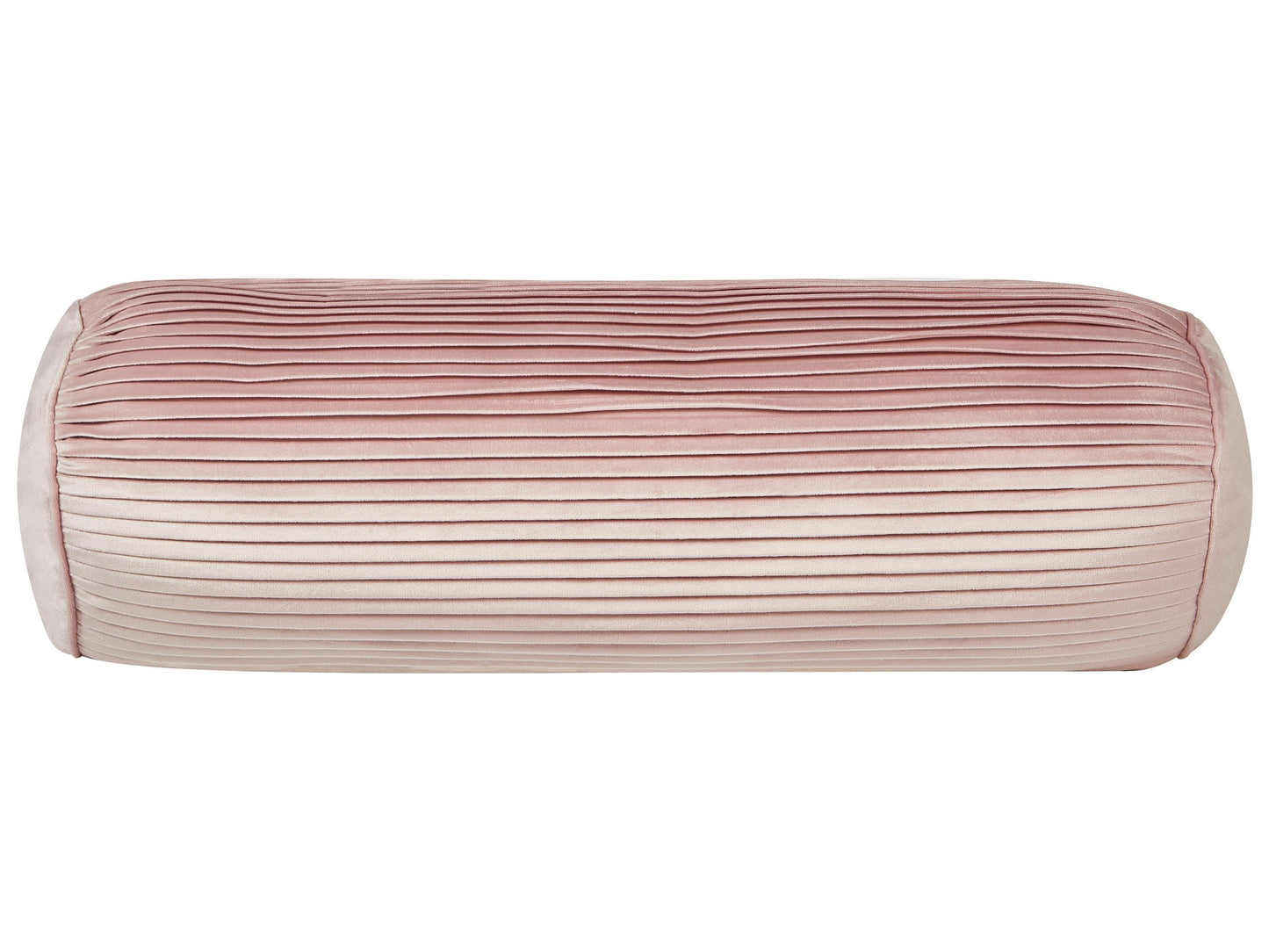 Dekokissen JONQUIL Samtstoff 22 x 60 cm Rosa Ohne Muster