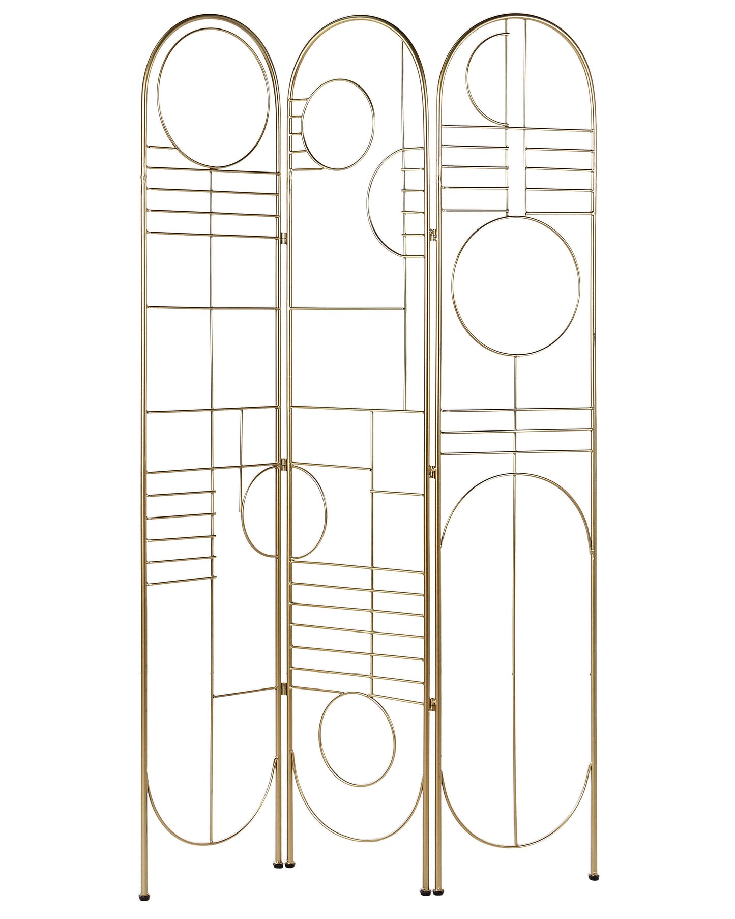 Raumteiler 3-teilig TURANIA Gold 100 cm 170 cm