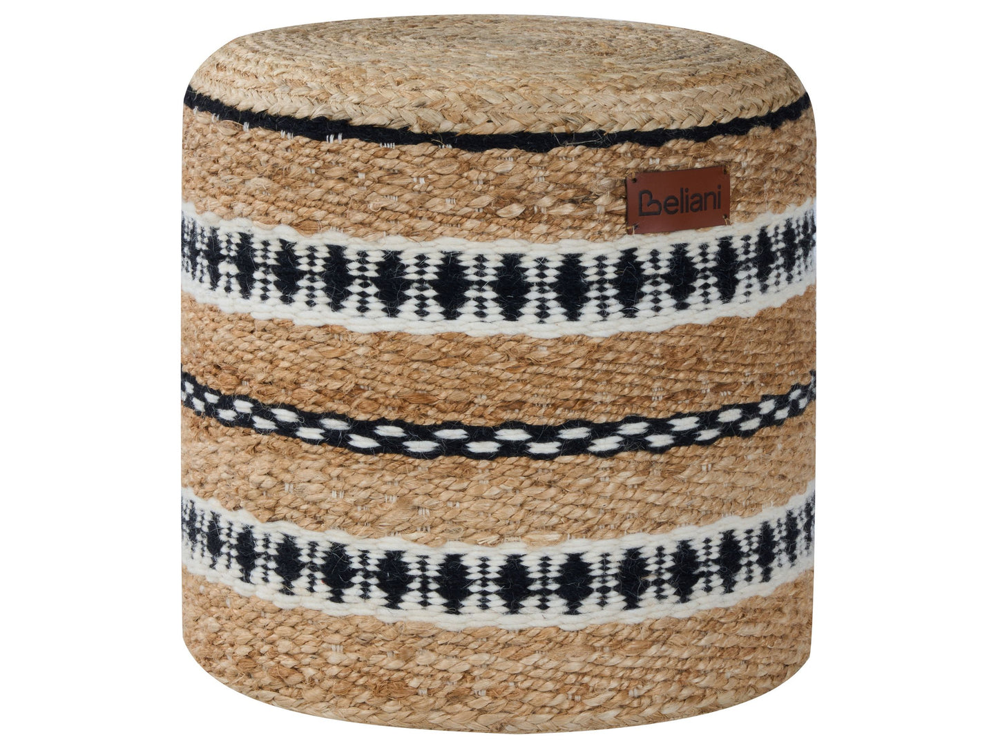 Pouf Jute beige ⌀ 40 cm SADAYA
