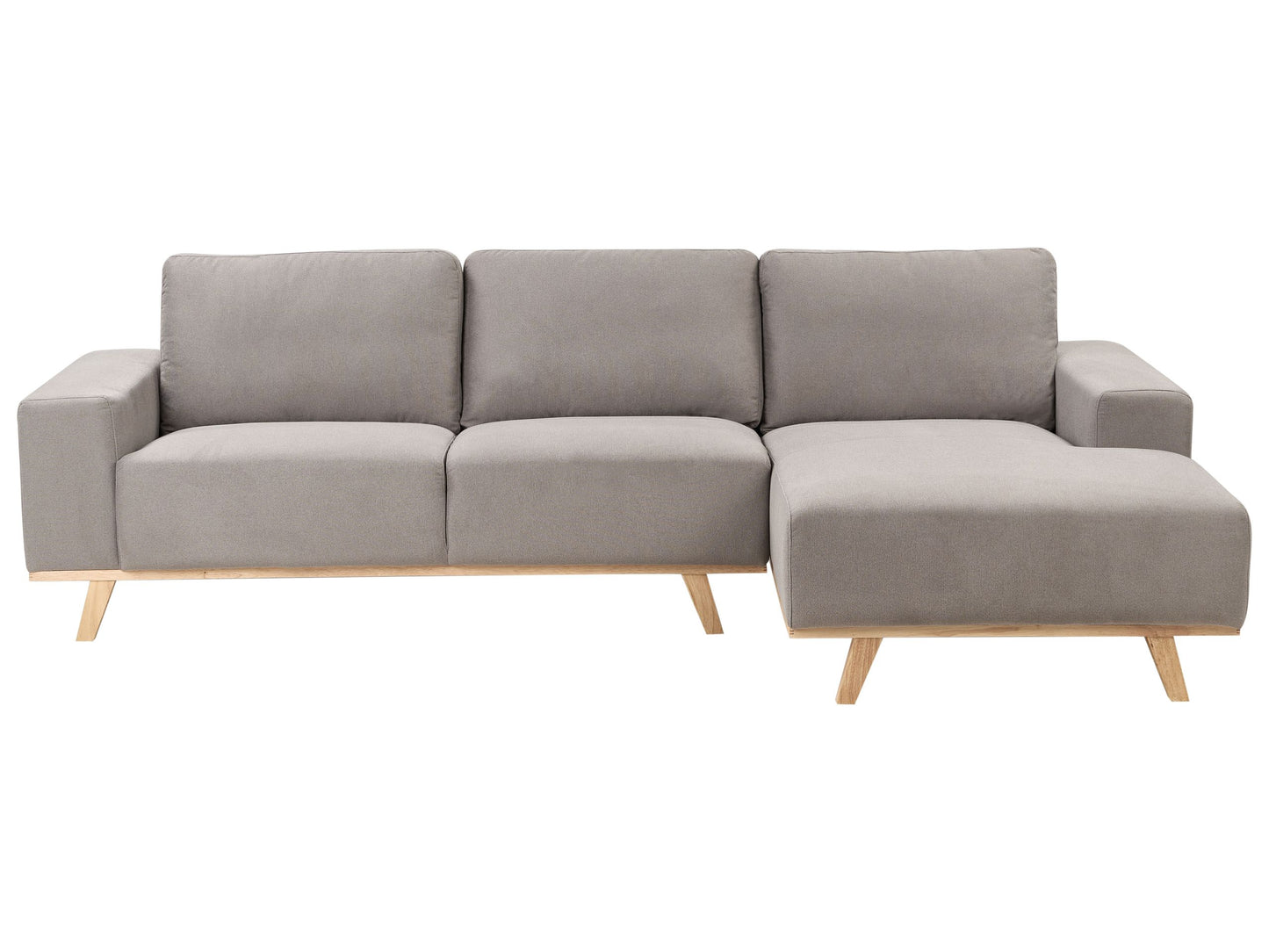 3-Sitzer Ecksofa taupe Linksseitig NORA