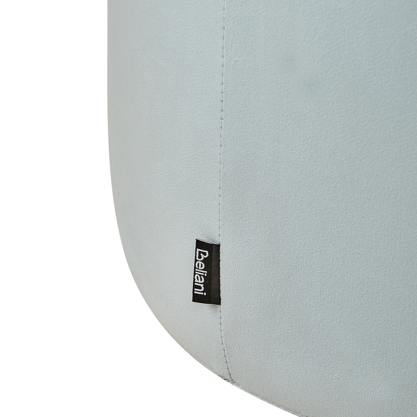 Kindersessel Samtstoff hellblau Kronenform VEGA