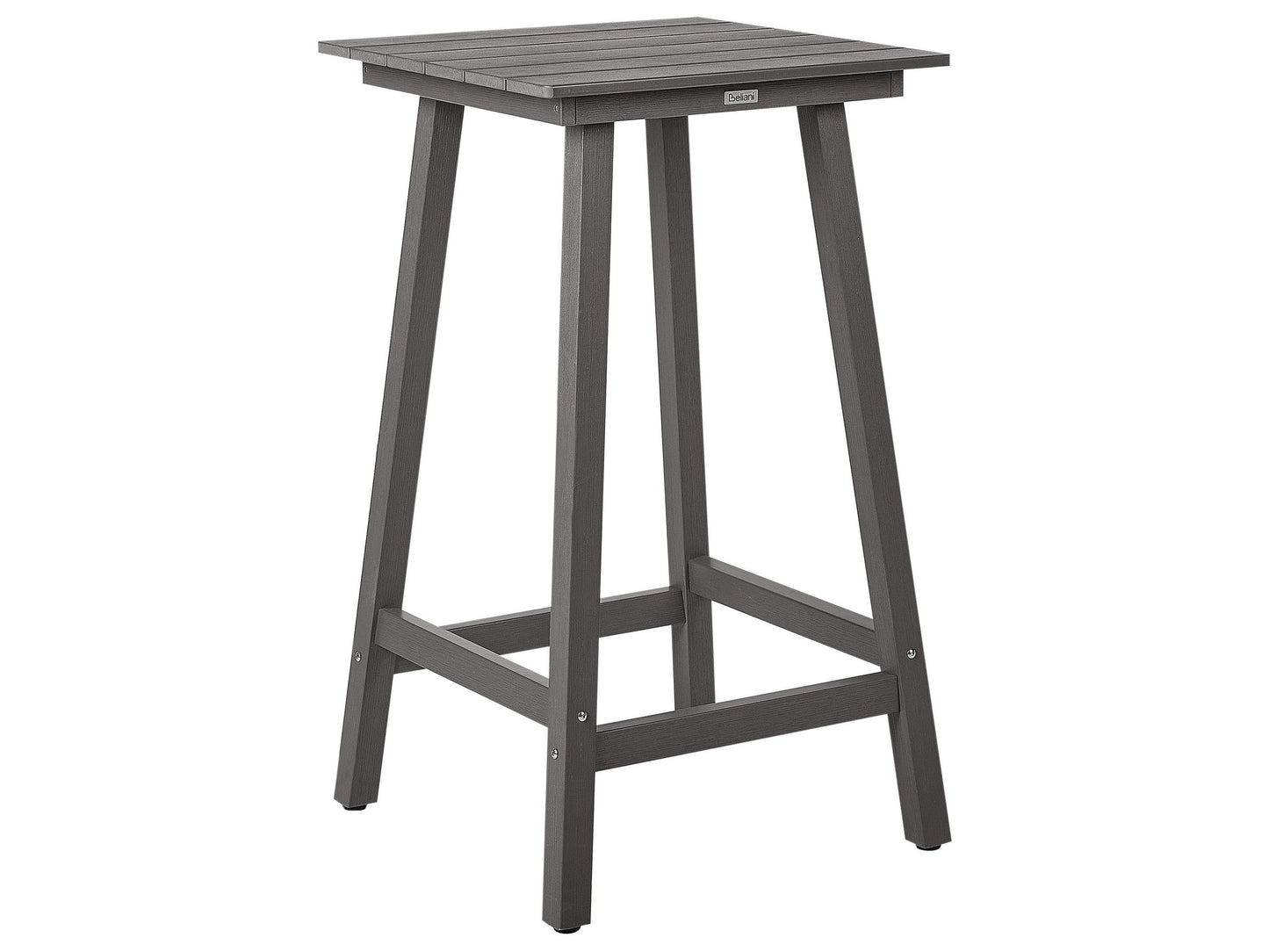 Garten Bartisch ADIRONDACK 60 cm 59 cm Kunststoff Dunkelgrau