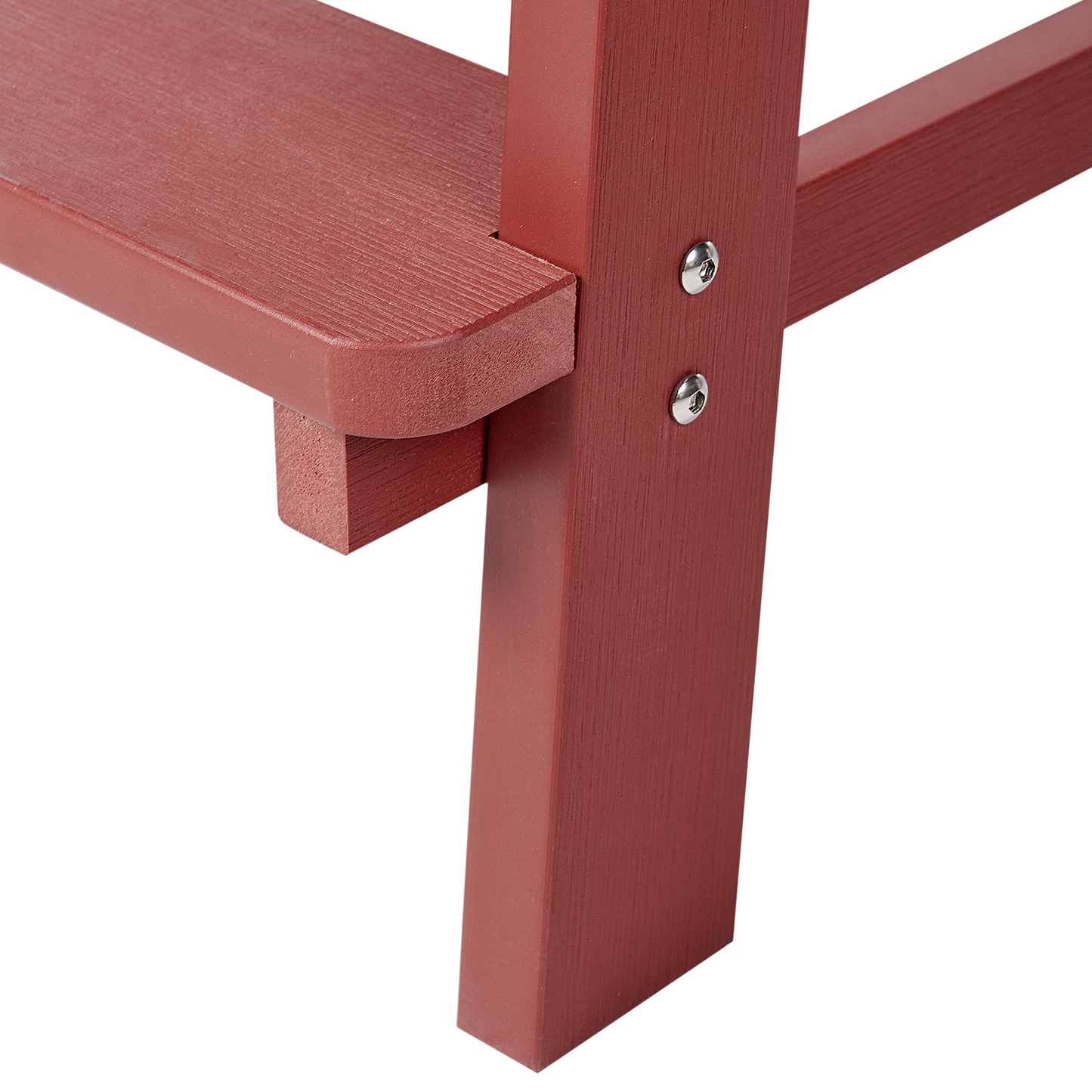 Garten-Barstuhl ADIRONDACK Kunststoff Rot