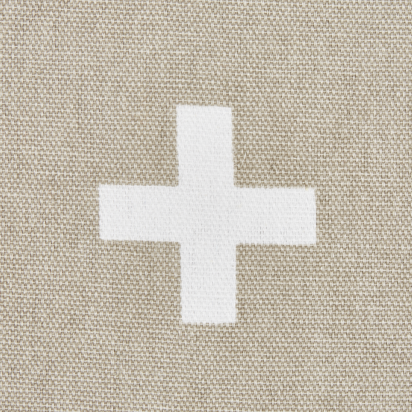 Dekokissen 2er Set VELLEIA Baumwolle 45 x 45 cm Taupe Geometrisches Muster