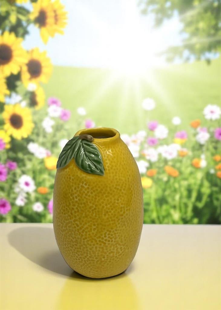Deko Vase "Lemon" aus Keramik