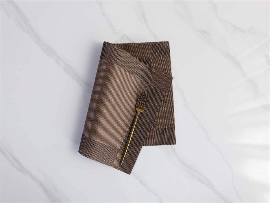 Tischset braun - dunkelbraun
45x30cm beidseitig verwendbar