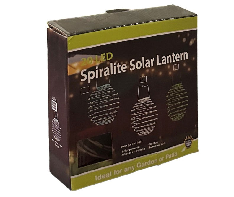 LED Solar Spiral Hängelampe
D=16cm mit 20 LED
Microlight
Farbe: Weiss