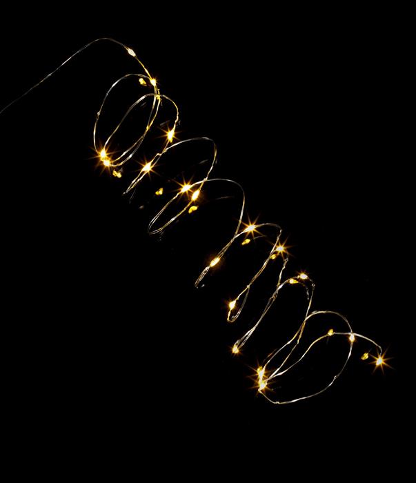 Fata LED micro filo 30 LED
L: 290 cm
filo d'argento