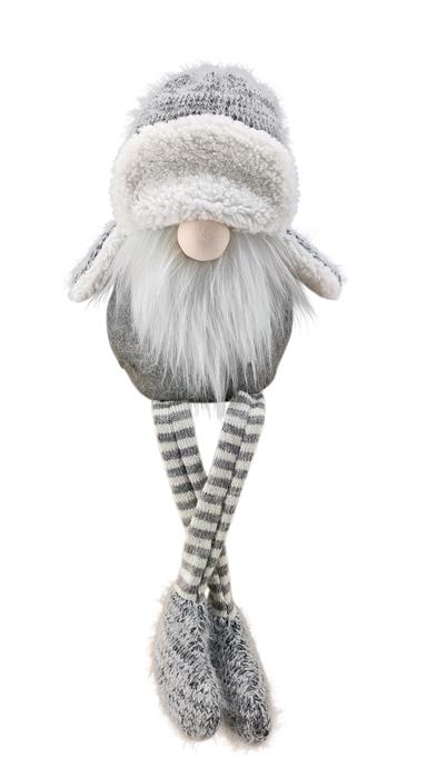 Gnomo decorativo Babbo Natale con cappello da sci
Colore grigio
L:16 cm L:9 cm A:35 cm