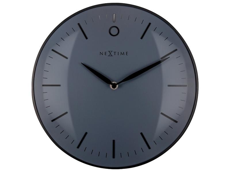 NeXtime Wanduhr Small Glamour 30 Ø, Schwarz/Weiss