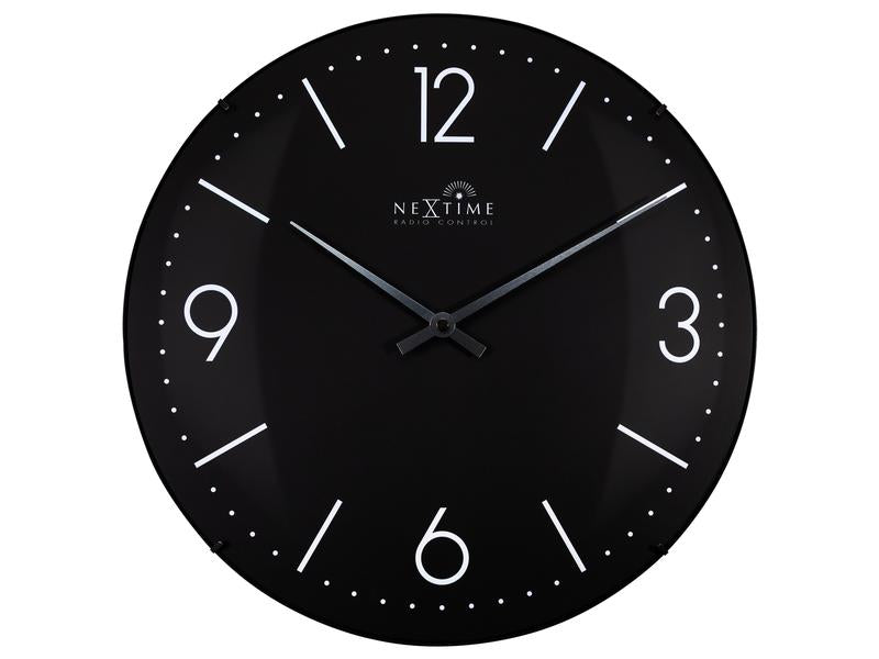 NeXtime horloge murale radio Atomic Ø 35 cm, noir
