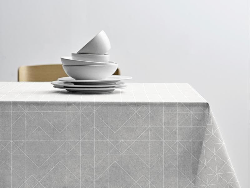 Södahl Tischdecke Damask 140 x 180 cm, Weiss