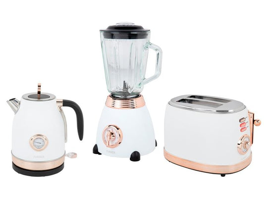 Set bollitore, robot da cucina e tostapane FURBER Monroe Rose Gold