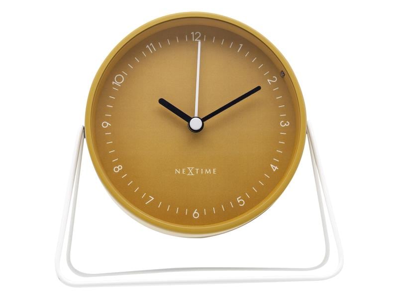 NeXtime Réveil Classique Berlin Jaune