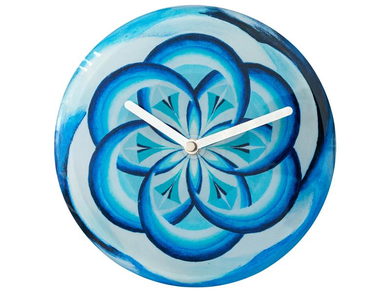 NeXtime horloge murale Cosmo Bleu