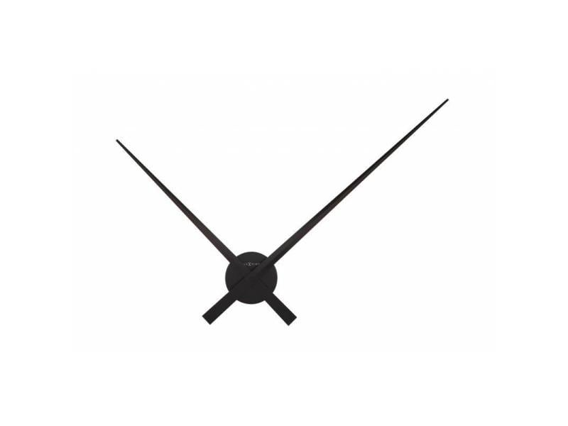 NeXtime Wanduhr Hands Ø 85 cm Schwarz
