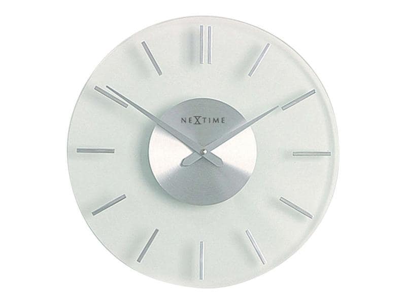 NeXtime horloge murale Stripe 2632 Ø 31 cm transparente