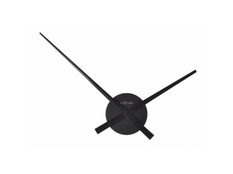 NeXtime horloge murale Petites Aiguilles Ø 80 cm noir
