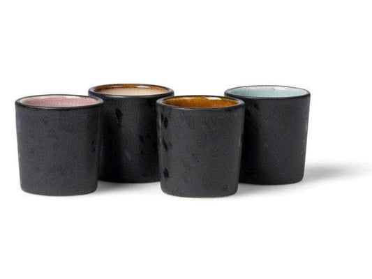 Bitz coquetiers 4 pièces, noir/multicolore