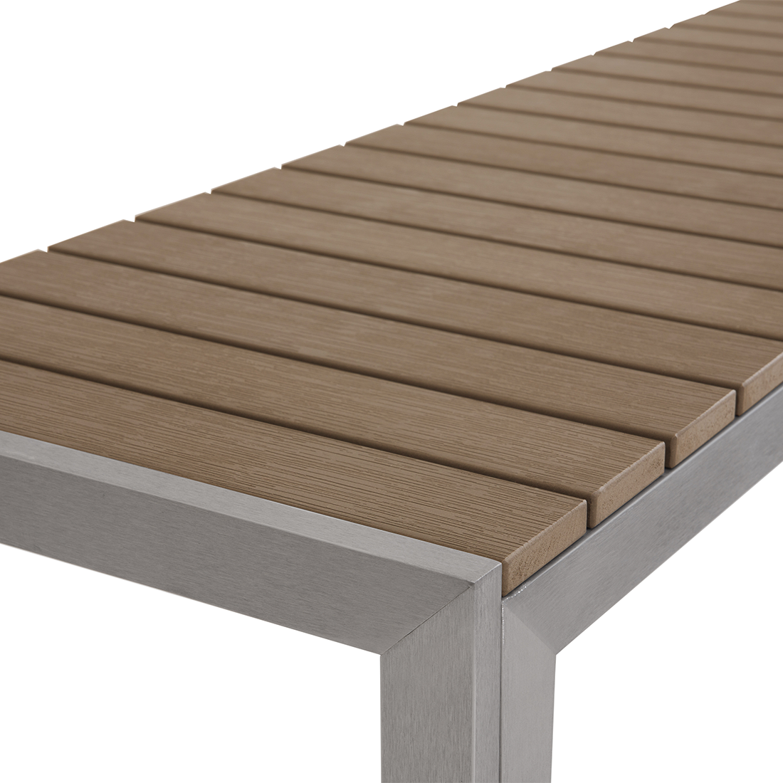 Gartenmöbel Set mit Bänken 6-Sitzer NARDO Braun