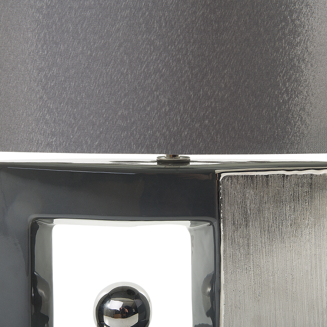 Tischleuchte DUERO Porzellan Dunkelgrau