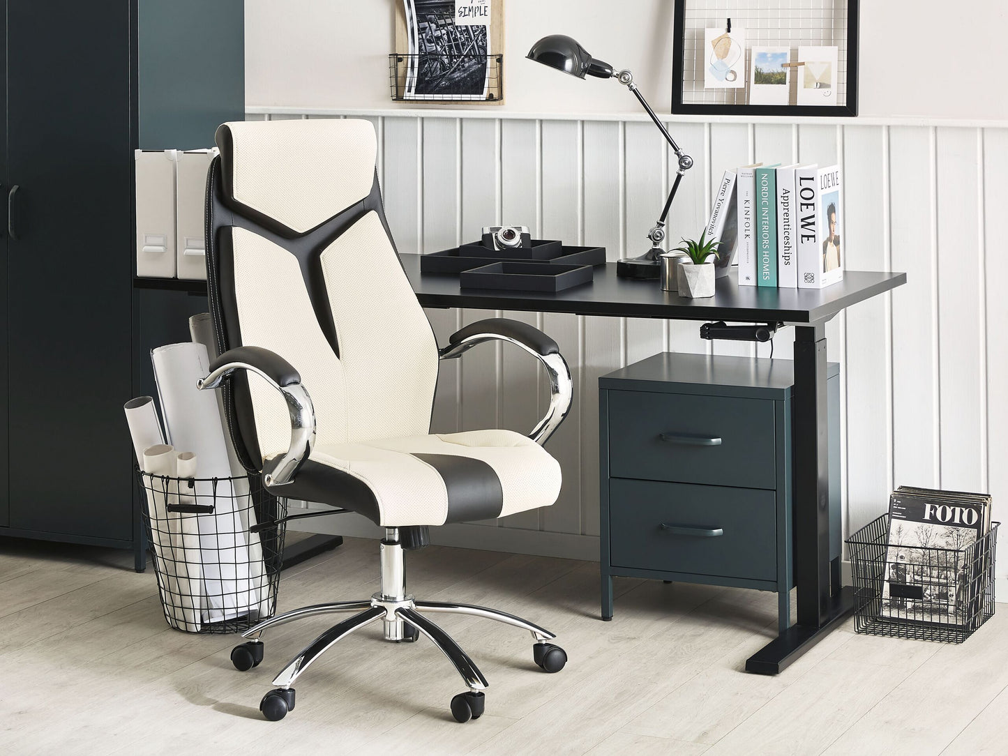 Bürostuhl drehbar FORMULA Beige