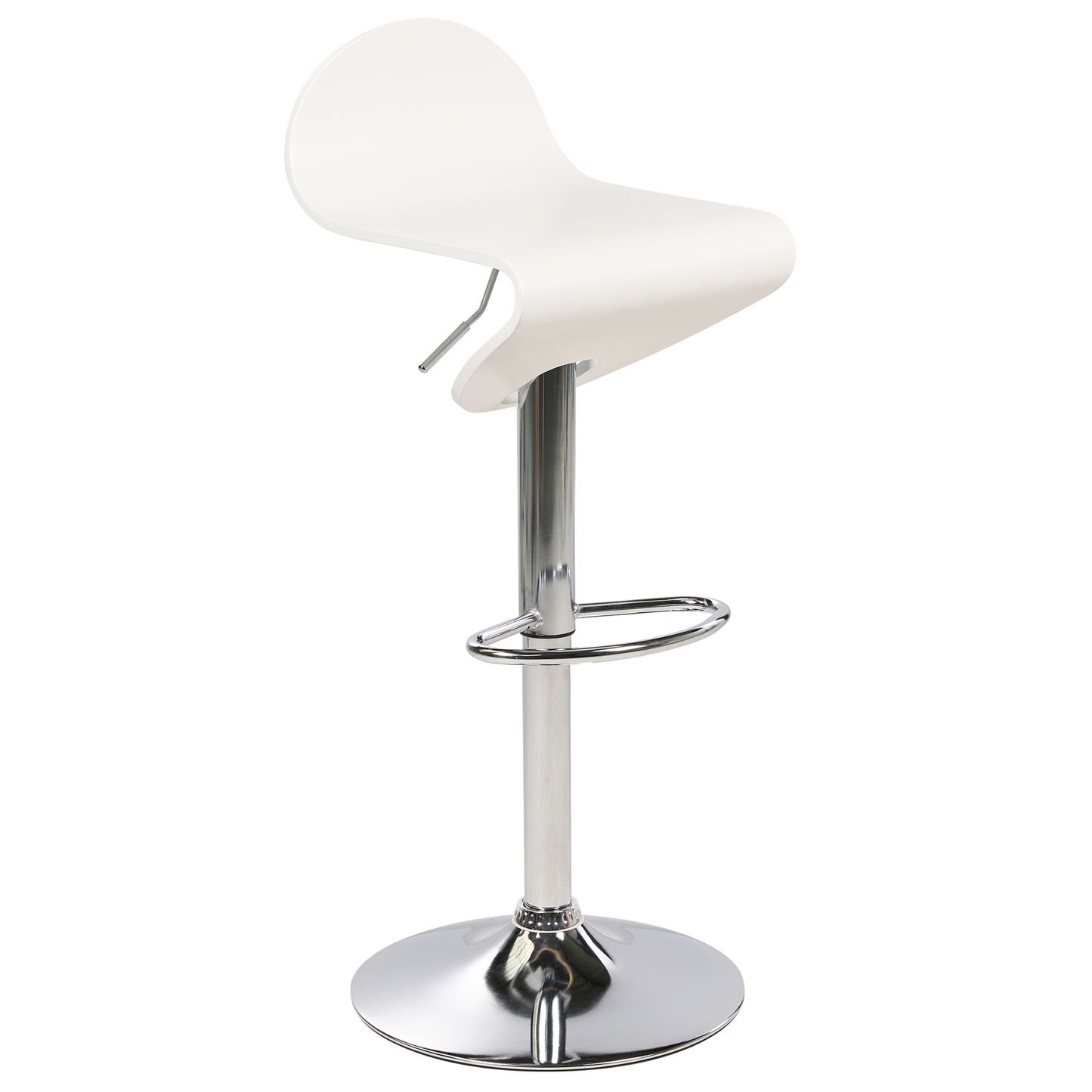 Barhocker weiss höhenverstellbar 2er Set LIVERPOOL