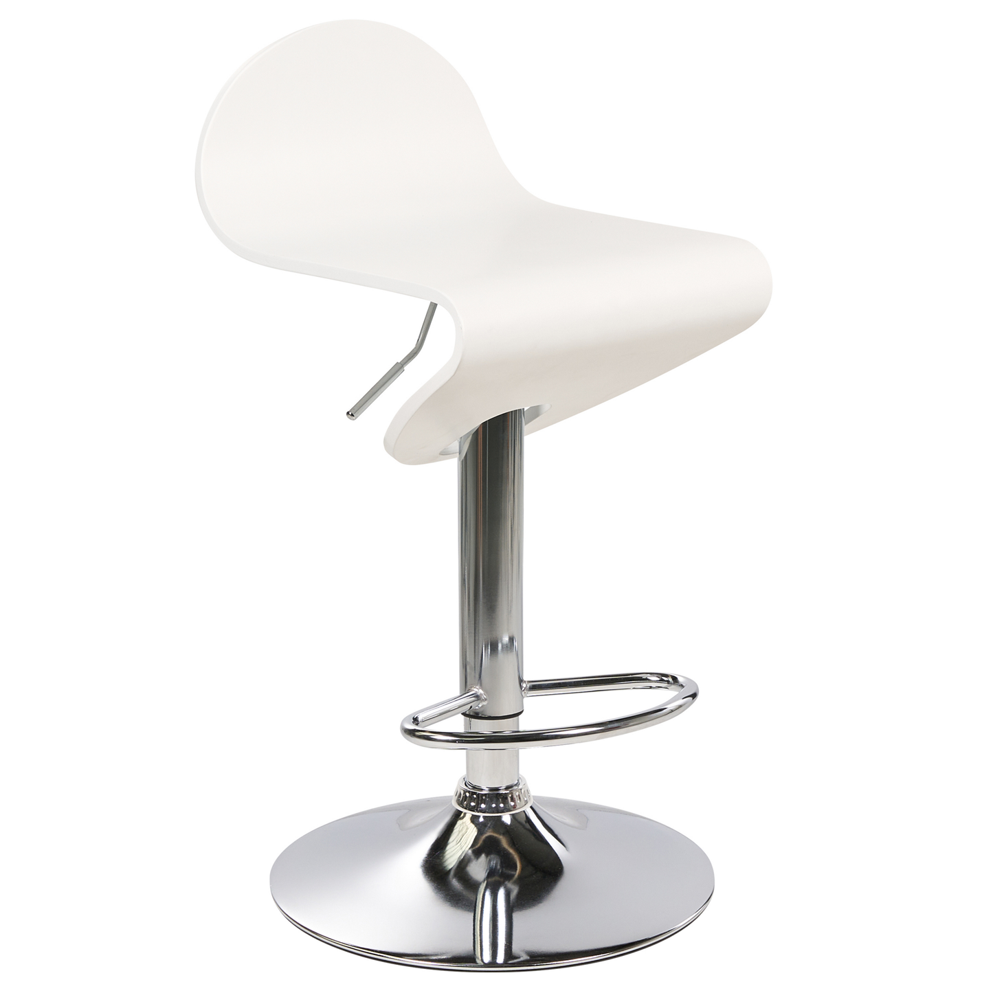 Barhocker weiss höhenverstellbar 2er Set LIVERPOOL