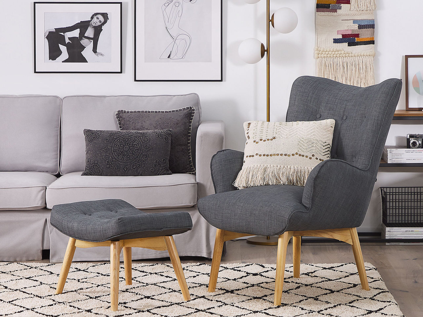 Sessel Dunkelgrau VEJLE