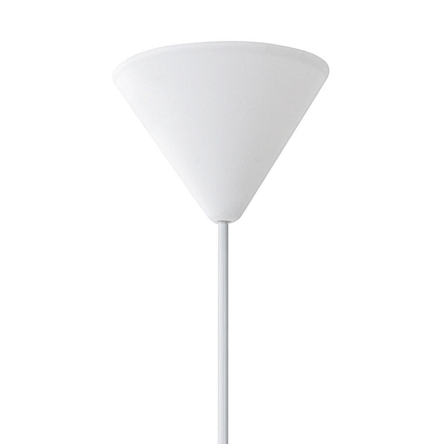 Hängelampe weiss Zapfenform SEGRE Gross