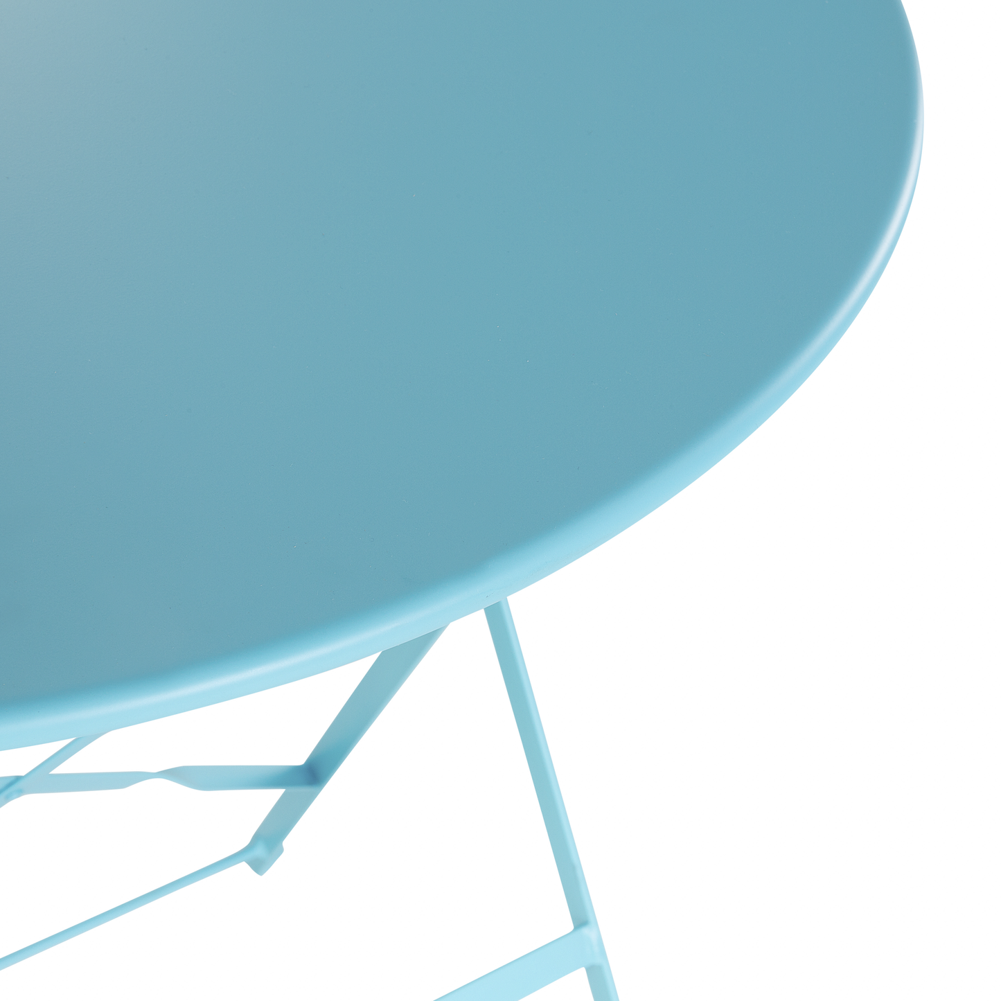 Bistro Set klappbar FIORI Metall Türkis