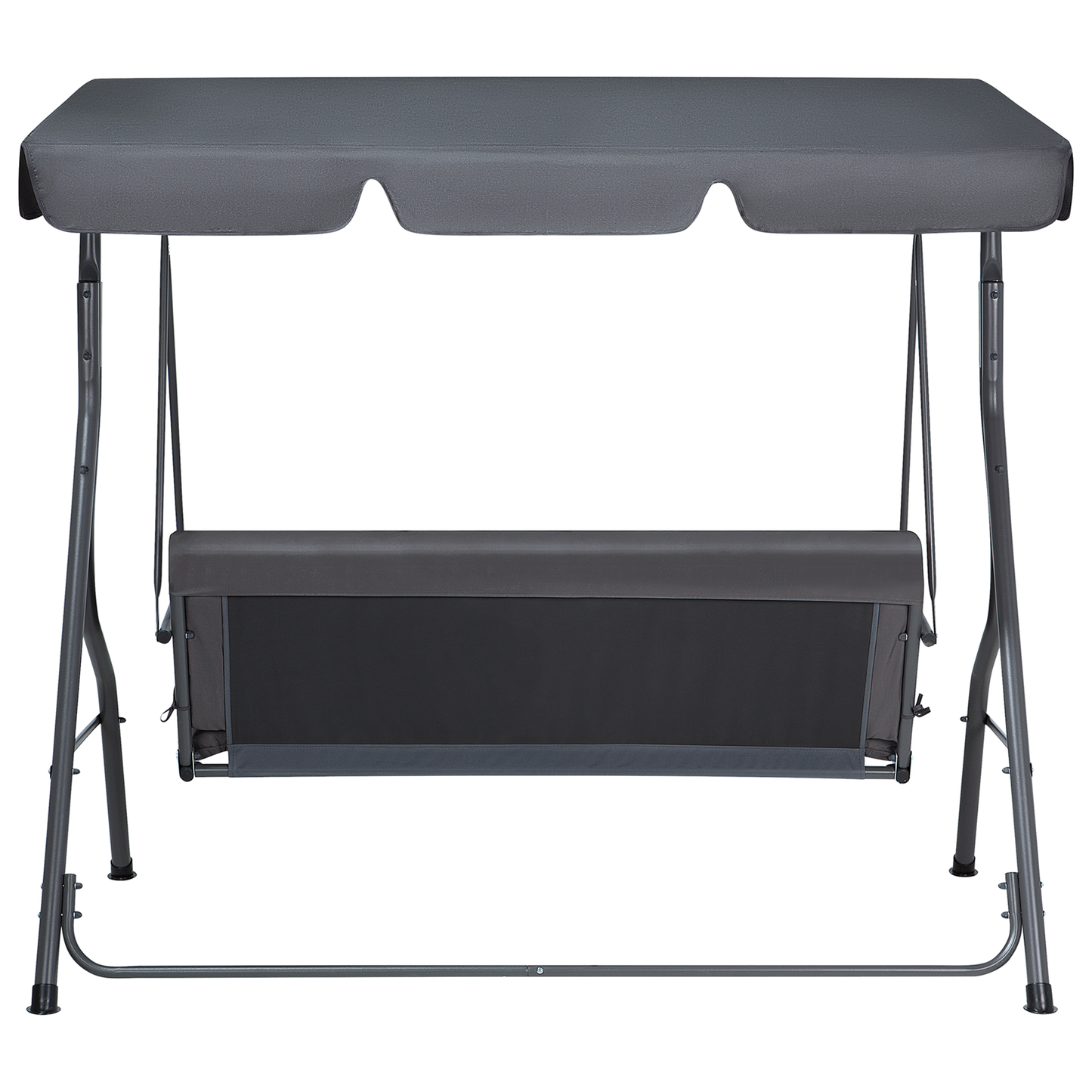 Hollywoodschaukel CHAPLIN Metall Dunkelgrau