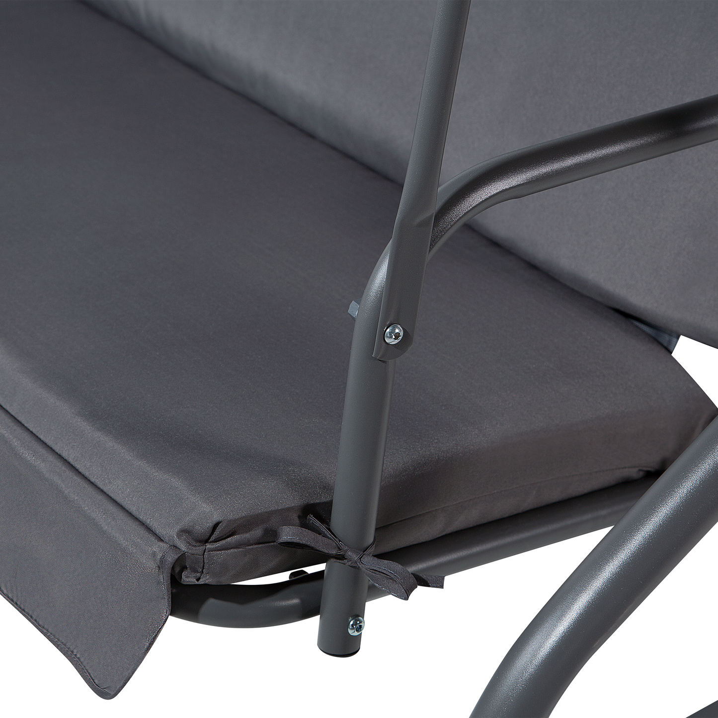 Hollywoodschaukel CHAPLIN Metall Dunkelgrau