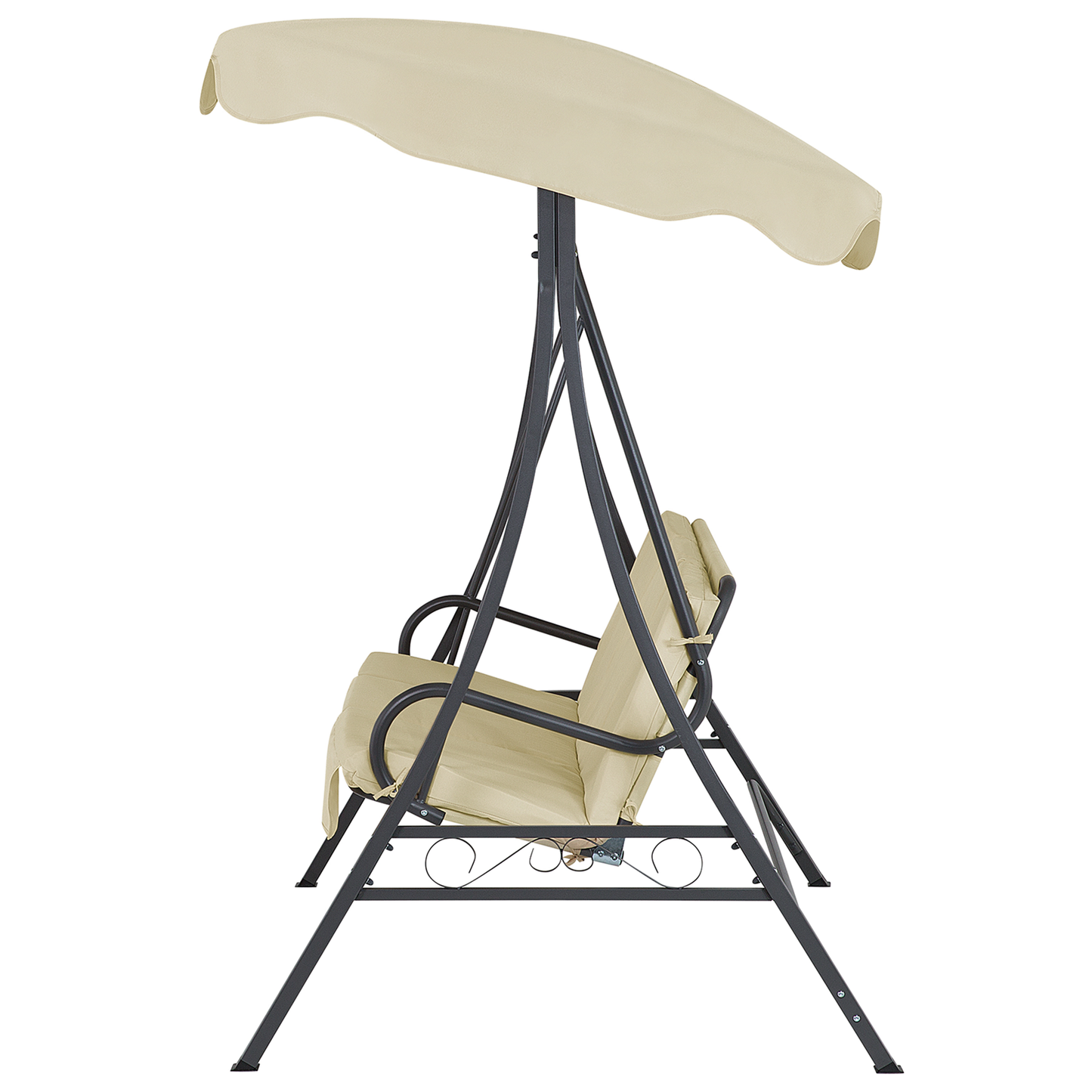 Hollywoodschaukel GARBO Metall Beige