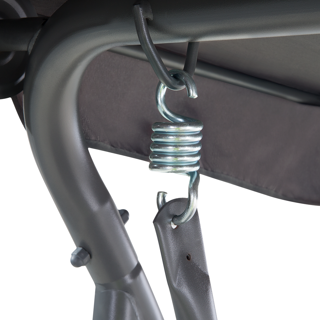 Hollywoodschaukel BOGART Metall Grau