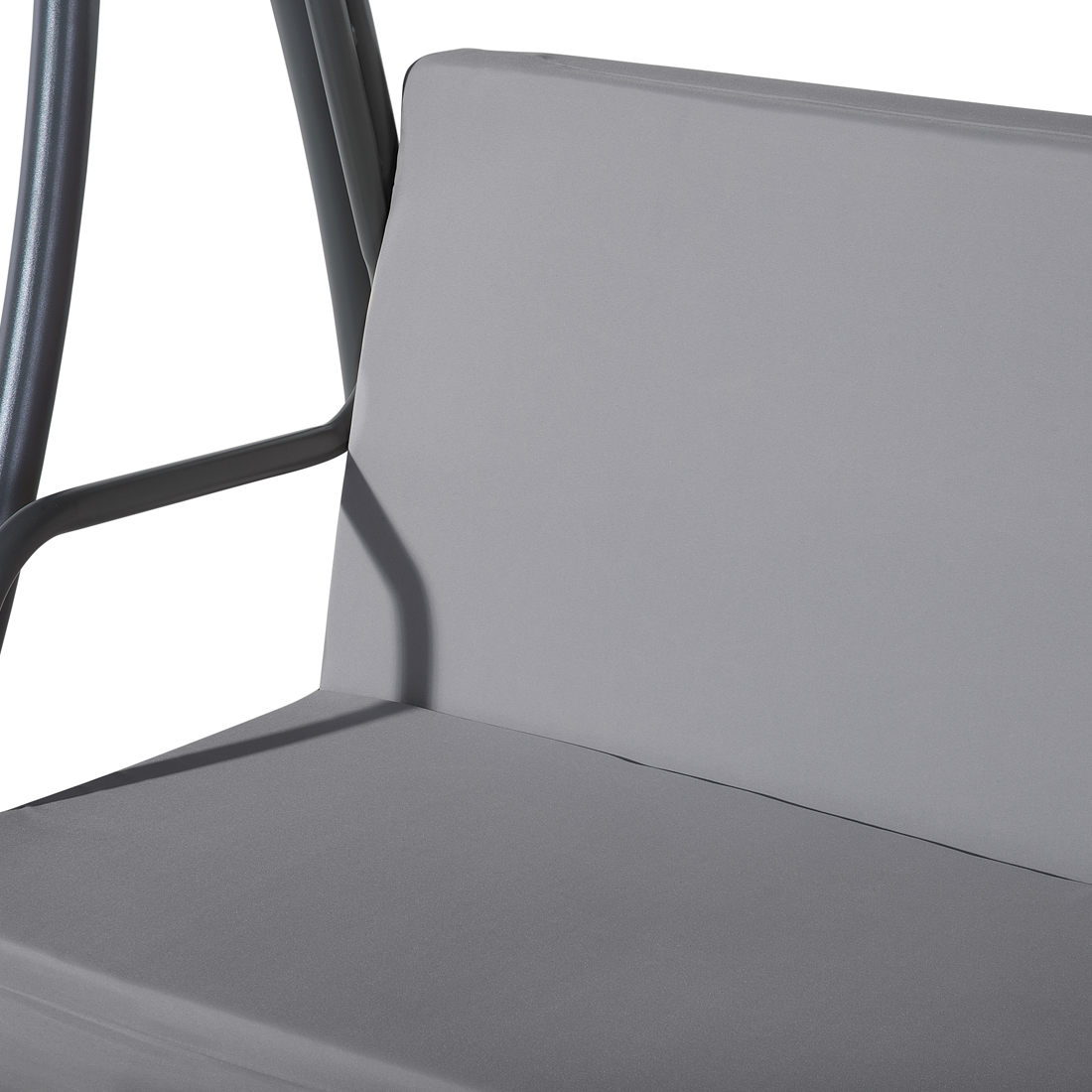 Hollywoodschaukel TEMPLE Metall Dunkelgrau