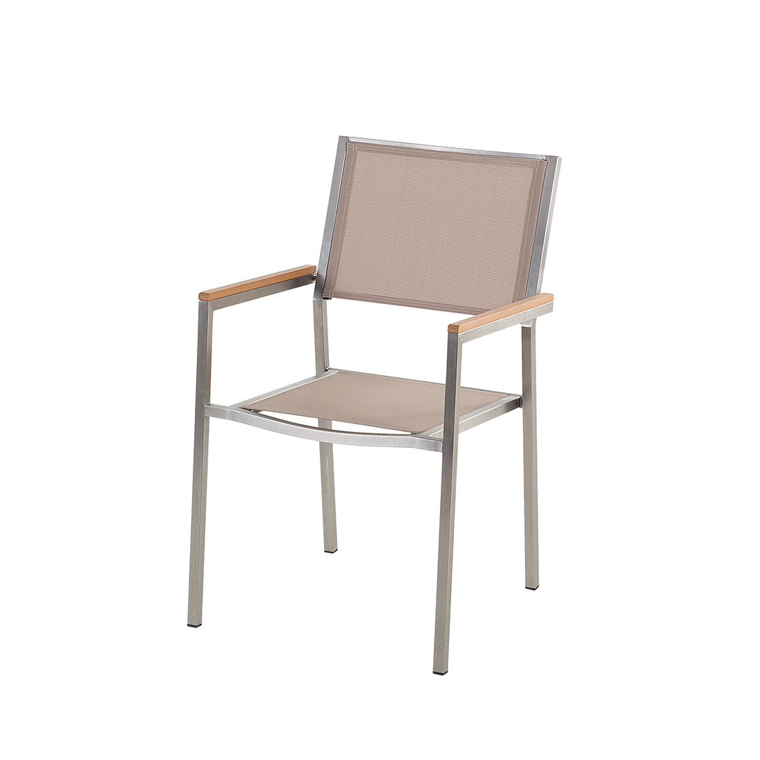 Gartenmöbel Set 6-Sitzer GROSSETO Granit Polierter Grau / Beige