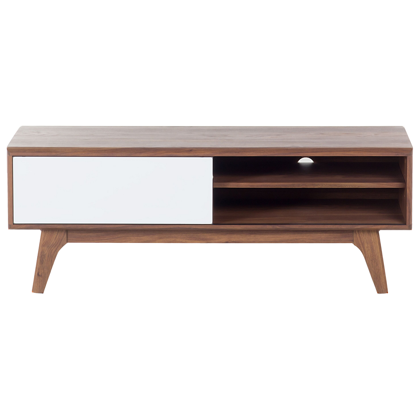TV-Möbel BUFFALO Braun / Weiss