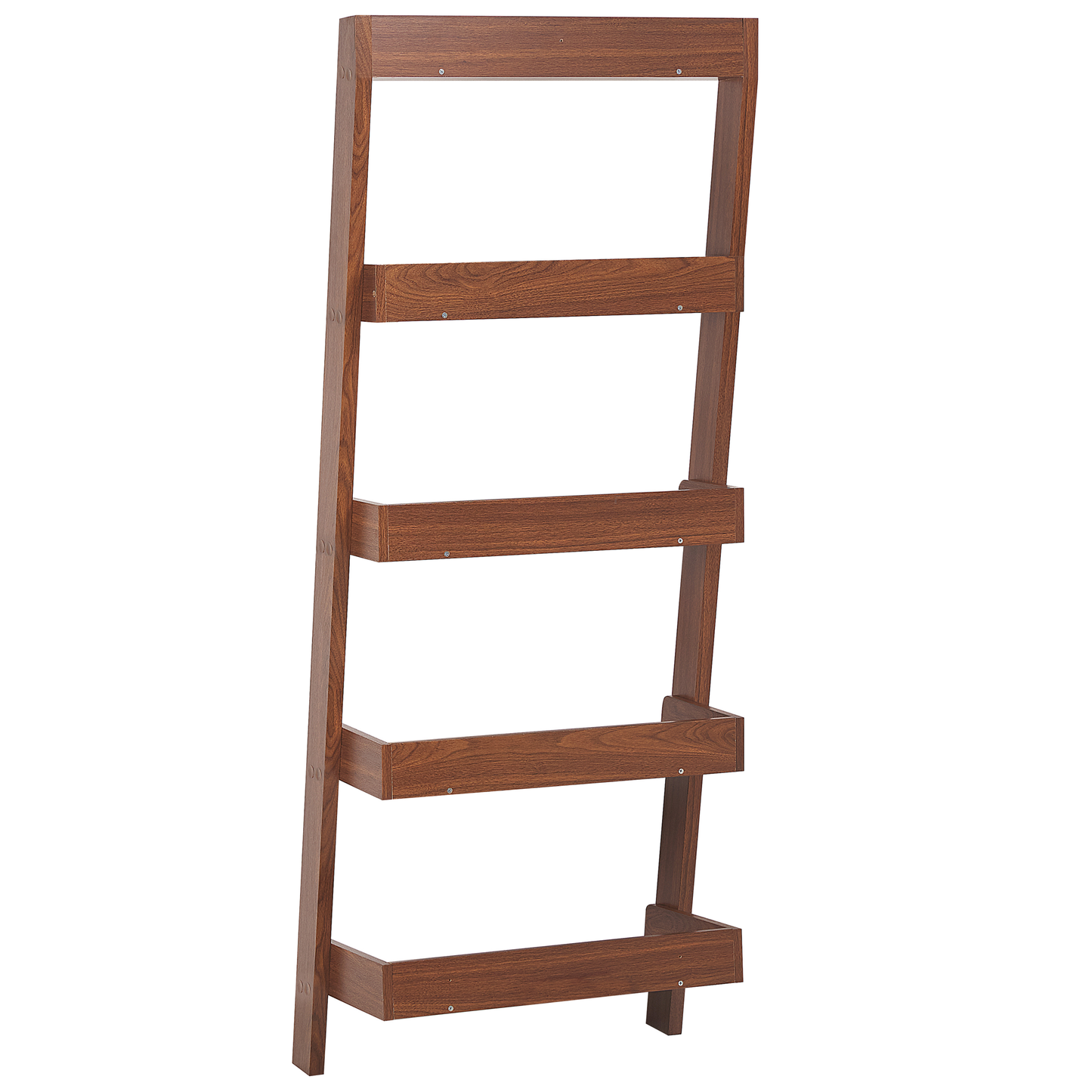 Bücherregal mit 5 Fächern MOBILE TRIO 167 cm Dunkelbraun