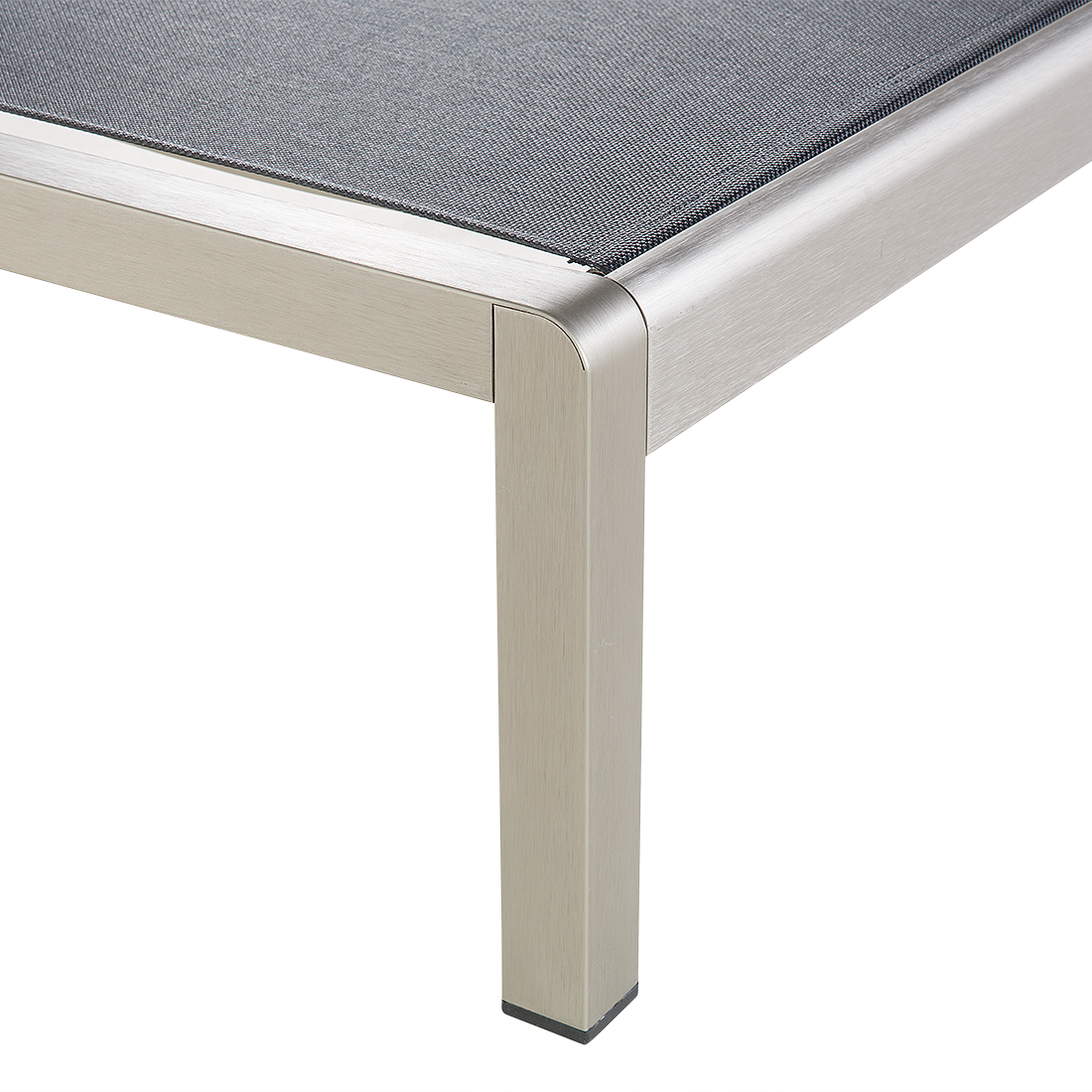 Gartenliege Textilbespannung schwarz FOSSATO