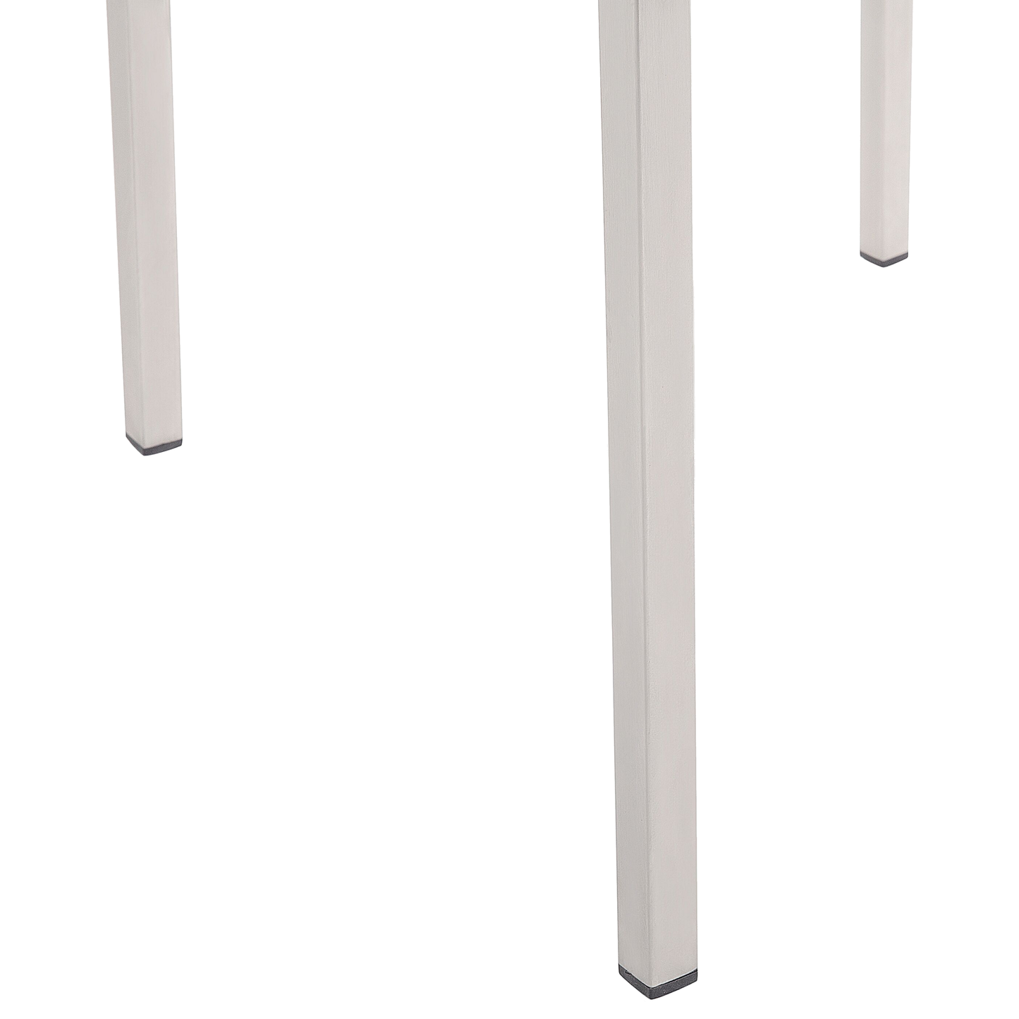 Gartenmöbel Set 6-Sitzer GROSSETO Dreifachplatte Granit Polierter Schwarz / Grau