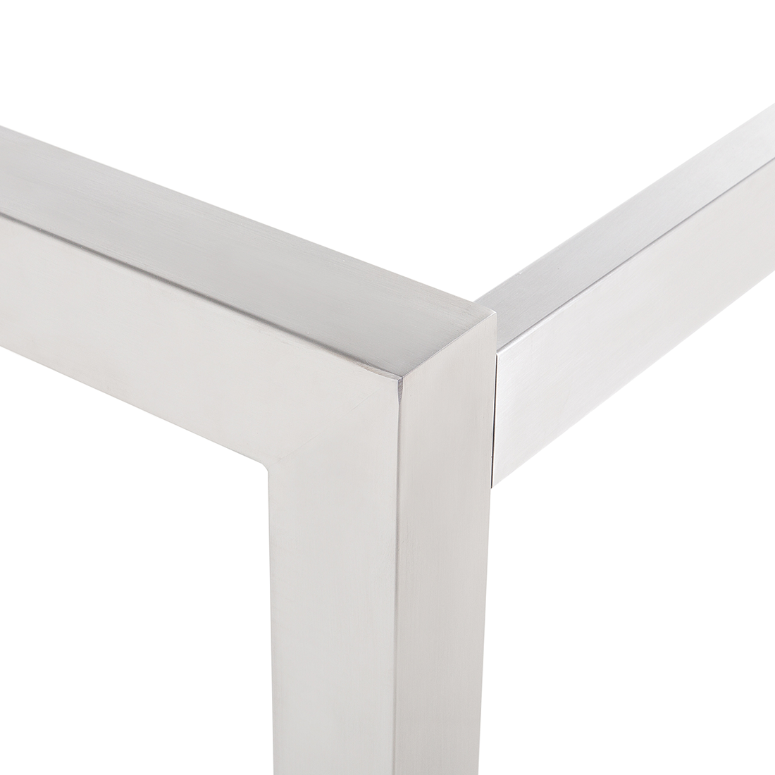 Gartenmöbel Set 6-Sitzer GROSSETO Dreifachplatte Granit Polierter Grau / Schwarz